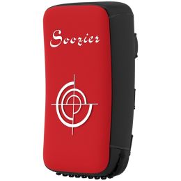 16.5 in Muay Thai Kick Shield Punching Pad, Kick Shield for Martial Arts, Karate, Kickboxing, MMA x 1 Unit, Red (Option: Red-420x220x150 mm)