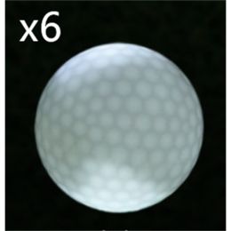 Led Golf Ball Flashing Ball Golf Supplies (Option: 6PCS White)
